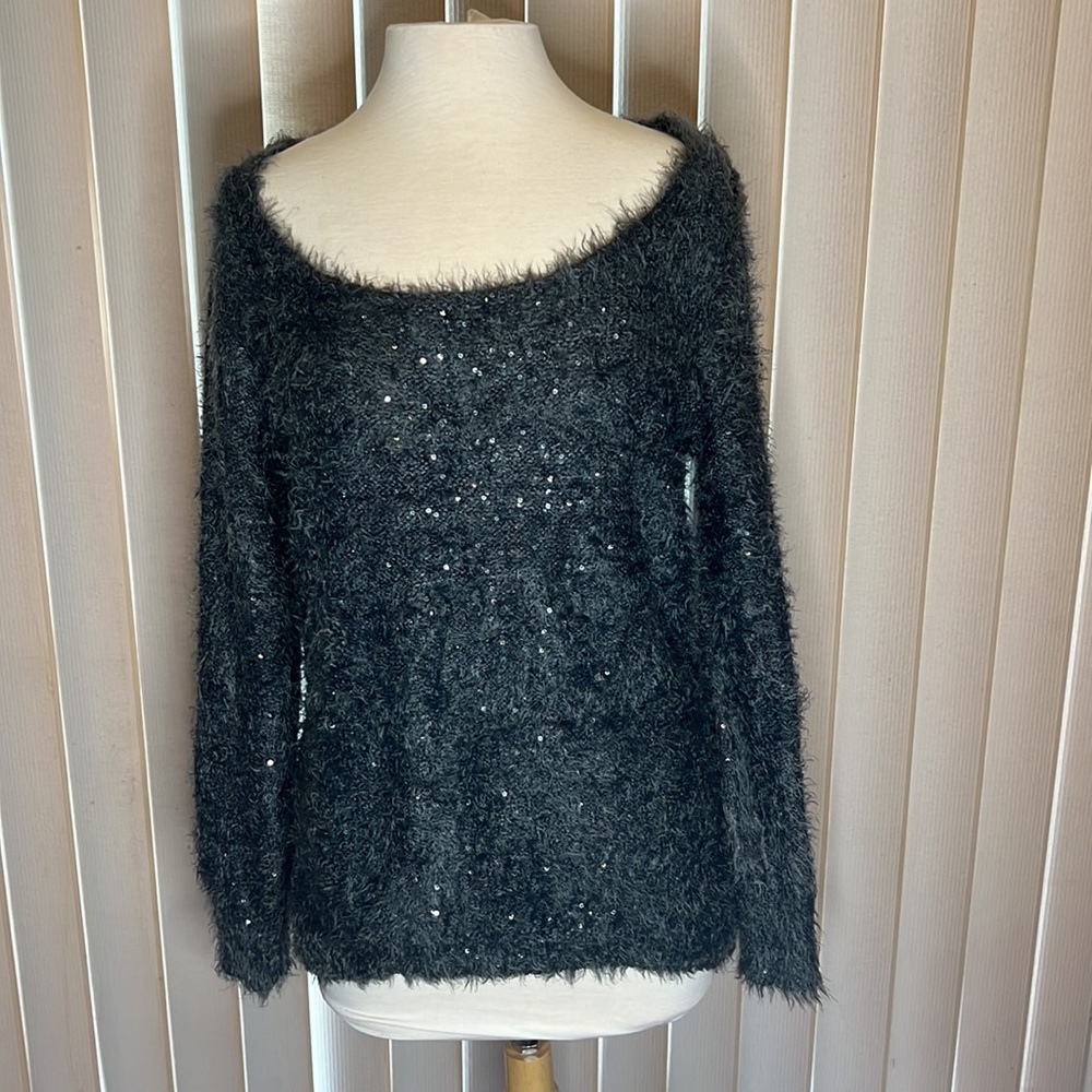 Grey sequin sweater - Picture 4 of 4